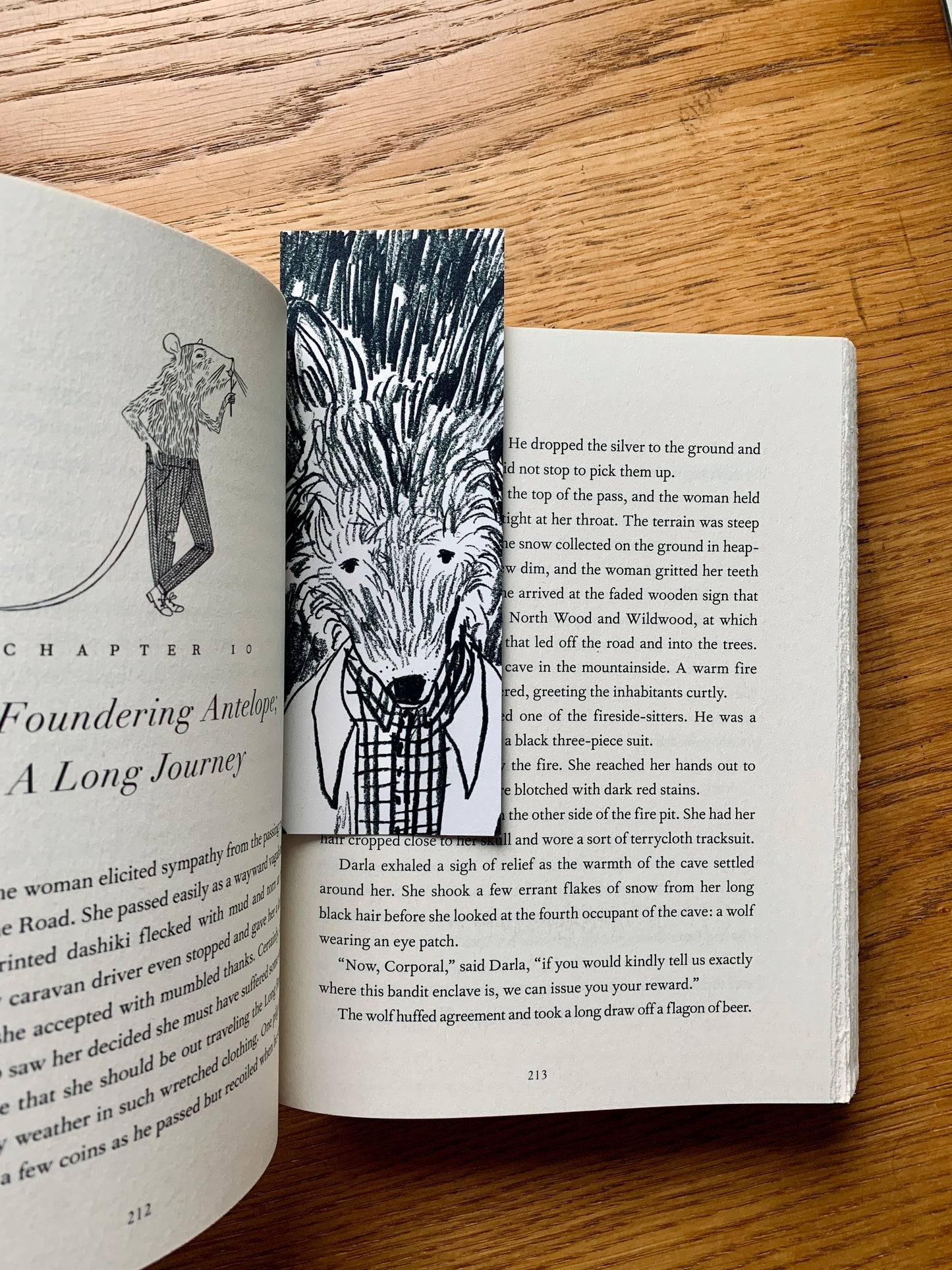 Fox Pyjamas Bookmarks (Set of two)