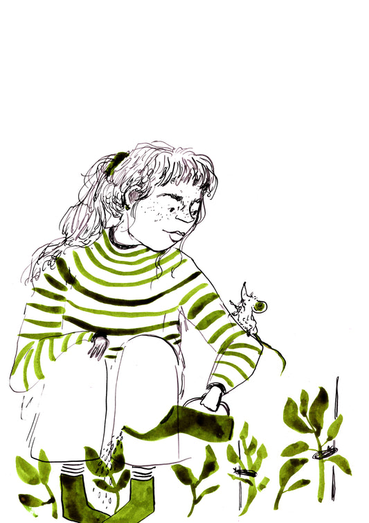 *SALE* Sketchbook Gardener with Mouse Print A4/A5