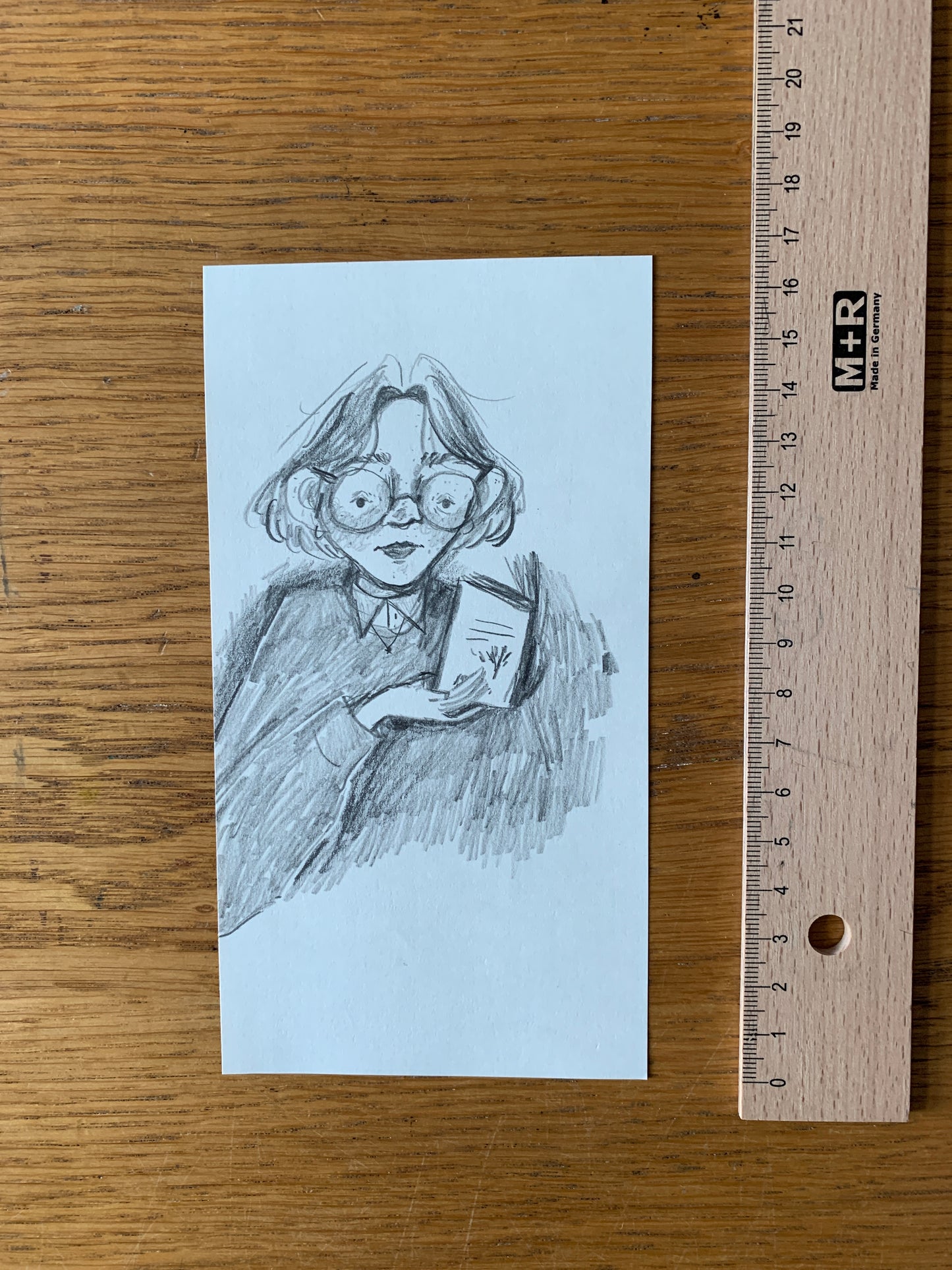 Original - Reader Pencil Drawing