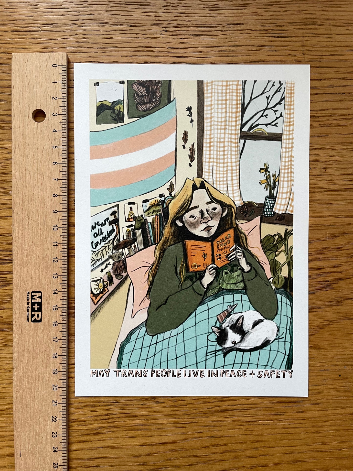 May Trans People Live in Peace + Safety Print