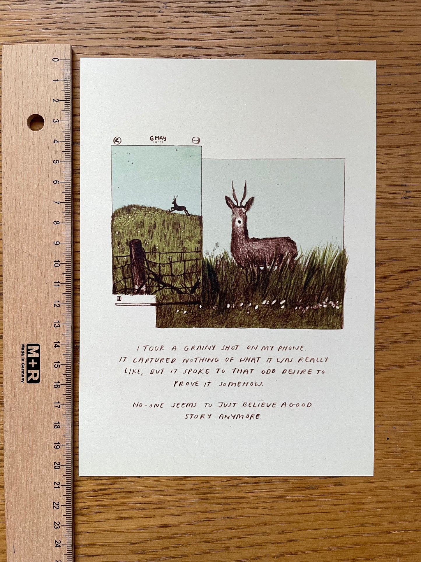 Stag Sighting Print (includes accompanying writing piece)