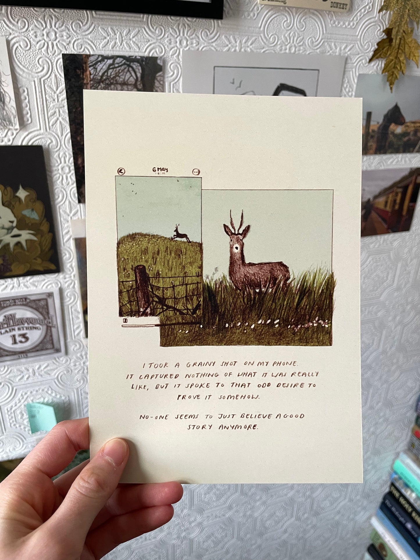 Stag Sighting Print (includes accompanying writing piece)