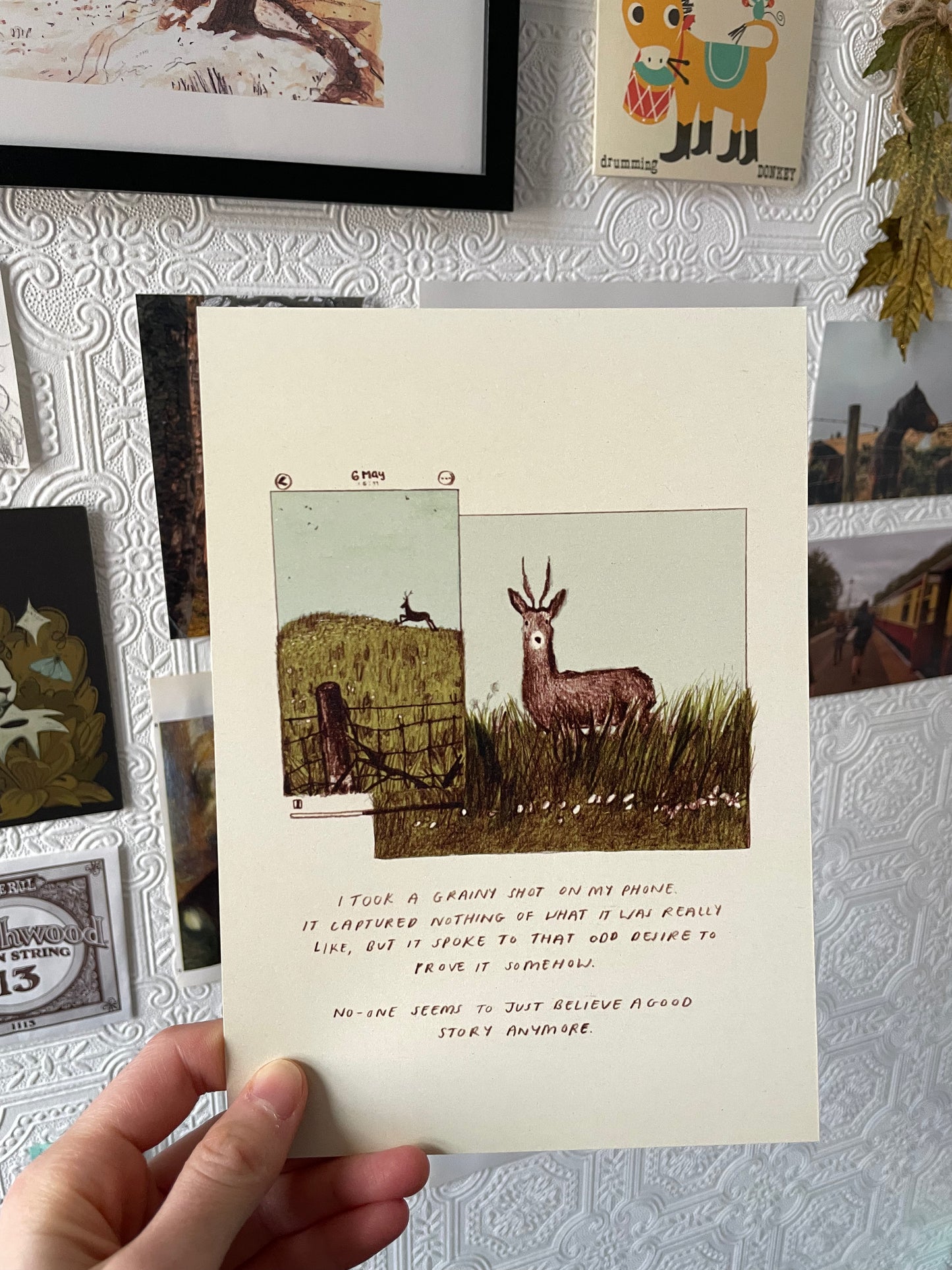 Stag Sighting Print (includes accompanying writing piece)